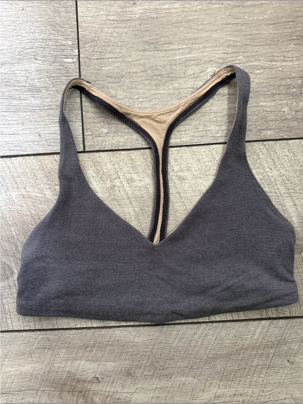 Seamless Racerback Bralette - Charcoal